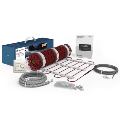Мат нагревательный EASY FIX MAT EEFM 2-180-2 (самоклеящийся) с терморегулятором Electrolux, НС-1432019
