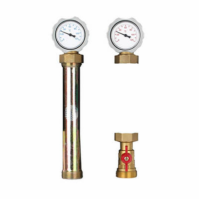 Насосная группа Ду25 с прямым контуром без насоса, без изоляции FlowTherm ES125