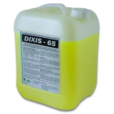 Теплоноситель (антифриз) Dixis-65 (Диксис) 10 кг (этиленгликоль) для систем отопления