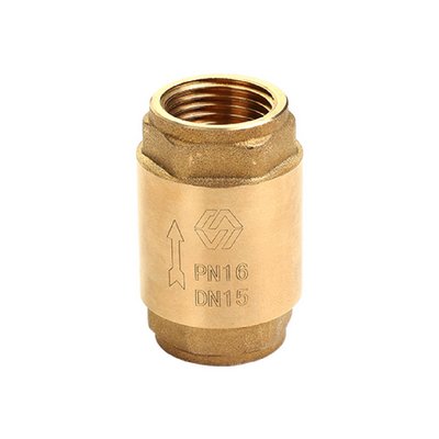 Обратный клапан пружинный ВР-ВР 1 1/2"с металлическим затвором, латунь, MVI Premium CV.320.08