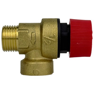 Предохранительный клапан 3 бар Kramer для котлов Baxi, Protherm, Biasi латунь (9950600, 0020027555, 0020025271, BI1001112 IMG), KR212-3