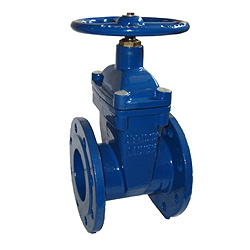 Задвижка с обрезиненным клином Abra A40-10-500 Ду 500, Ру 1,0 МПа L=350 мм Тmax=120°С