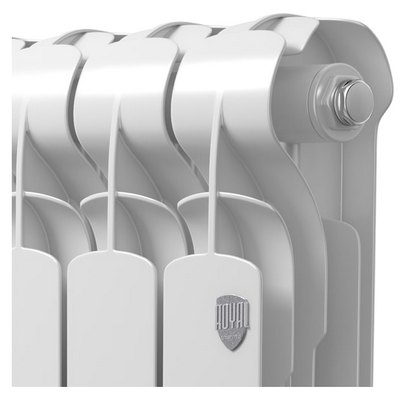 Радиаторы Royal Thermo Indigo 500 2.0 алюминиевые, секционные, белые боковое подключение
