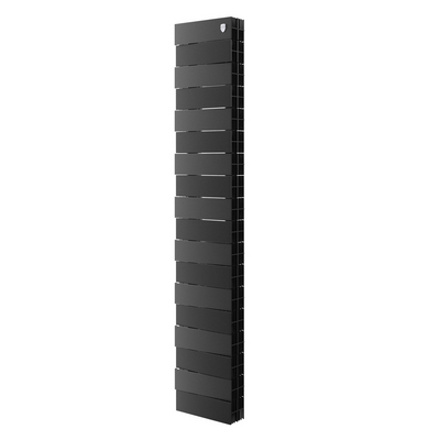 Радиаторы Royal Thermo PianoForte Tower 200 Noir Sable биметаллические, чёрные боковое подключение