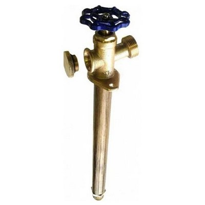 Кран незамерзающий НАРУЖНАЯ резьба НР 1/2"х3/4" L=250 мм Апогей 510001