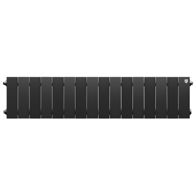 Радиаторы Royal Thermo PianoForte 200 Noir Sable биметаллические, чёрные боковое подключение