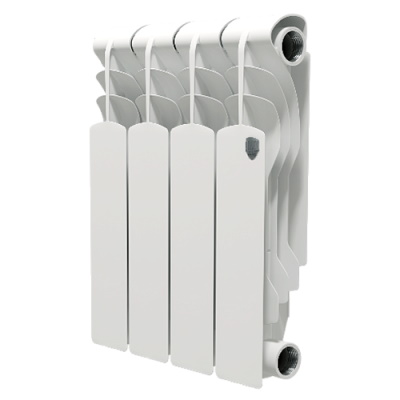 Радиаторы Royal Thermo Revolution Bimetall 350 биметаллические, белые боковое подключение