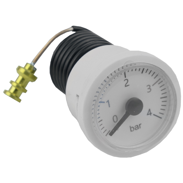 Манометр Cewal 0-4 бар Ø42 мм для котлов Ariston (65104234, 65104726), CPG37-N-WH-10-600mm