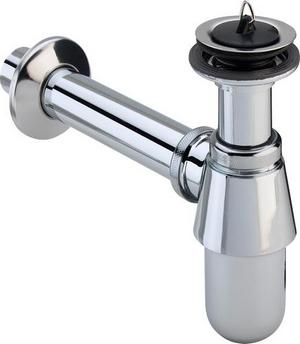 Сифон для раковины 11/4"х32 с пробкой и розеткой, ХРОМ Viega 102845