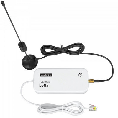 Адаптер для беспроводных датчиков LoRa (LPWAN), RS485 (Modbus) EctoControl ec01040