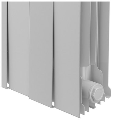 Радиаторы Royal Thermo PianoForte 500 Bianco Traffico биметаллические, белые боковое подключение