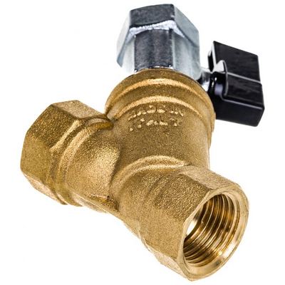 Фильтр грубой очистки косой Elsen 3/4" со сливным краном EV33.3434