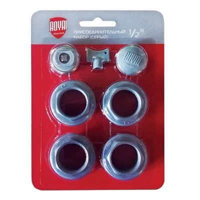 Комплект пробок 7 шт. 1/2'' Royal Thermo серебристый НС-1156712