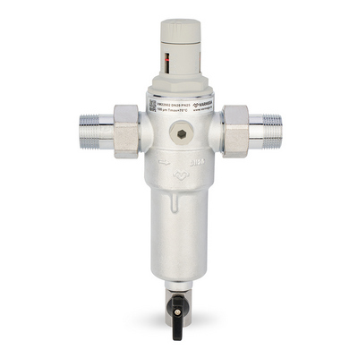 Фильтр промывной Varmega 3/4" для горячей воды с регулятором давления VMPF02-C25052
