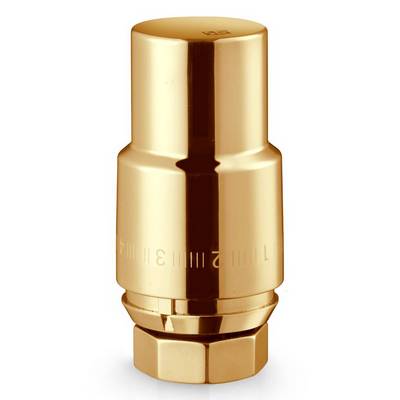 Головка термостатическая (термоголовка) M30х1,5 жидкостная Золото Royal Thermo Design Pro RTO 07.0012