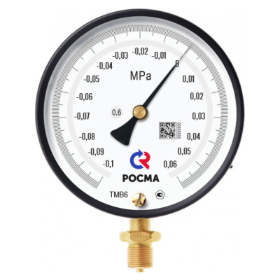 Мановакуумметр точных измерений радиальный Росма ТМВ (серия 10, МТИ) M20x1.5 ДК150мм, класс точности 0.6