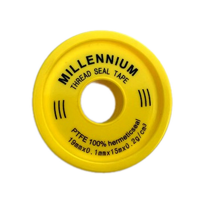 Фум лента для газа большая 19 мм x0,2 мм x15 м Millennium FLВY1501