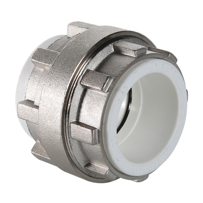 Муфта полипропиленовая разъёмная (АМЕРИКАНКА) Ø25 (белая) Kalde 3252-mft-250000