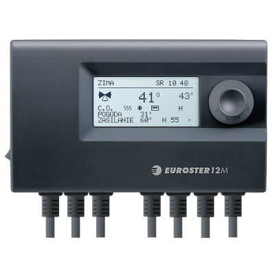 Контроллер отопления Euroster 12М погодозависимый для управления трёхходовым клапаном