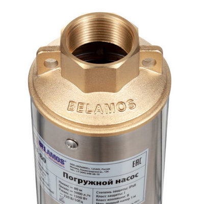 Насос погружной скважинный 4" Belamos 4TF60/27 кабель 1,5 м 4TF60/27220V