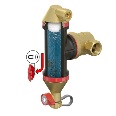 Сепаратор воздуха и шлама 3/4" Flamco Flamcovent Clean Smart 30041