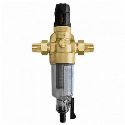 Фильтр промывной BWT Protector mini C/R HWS 1" для холодной воды с регулятором давления 810550