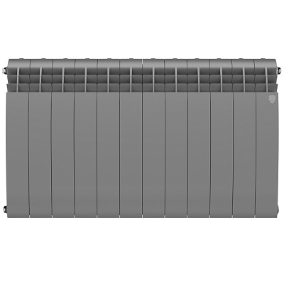 Радиаторы Royal Thermo BiLiner 500 Silver Satin биметаллический, серебристый боковое подключение