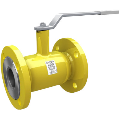 Кран шаровой стандартнопроходной LD КШ.Ц.Ф.GAS.050.040.Н/П.02 Ду50 Ру40 фланцевый стальной с рукояткой
