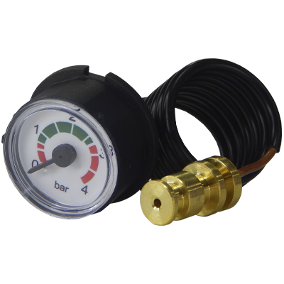 Манометр капиллярный 0-4 бар Ø28 мм для котлов Bosch/ Buderus (87186457920), CPG28-BP-40mm