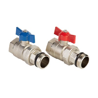 Комплект шаровых кранов с американкой 1" MVI MC.422.06