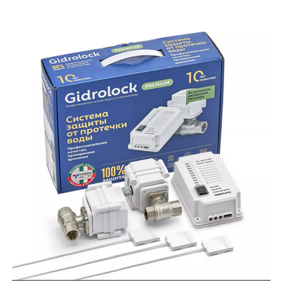 Система контроля протечки воды Gidrolock Premium Plus Tiemme 1/2" 31221011