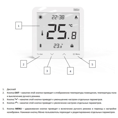 Терморегулятор Tech (Тех) ST-297z v3 (белый) «Большой Мастер»