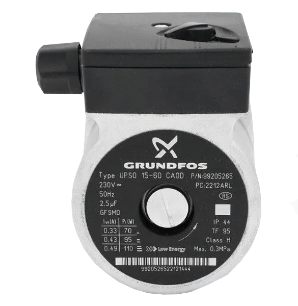 Двигатель циркуляционного насоса Grundfos UPS 15-60 (против часовой стрелки) (87186857510-2, 87167624850-2, 39822120-2, 87172043480-2, 87161431160-2, 7826457, 39820900-2, 2070697, 0020025205-2)