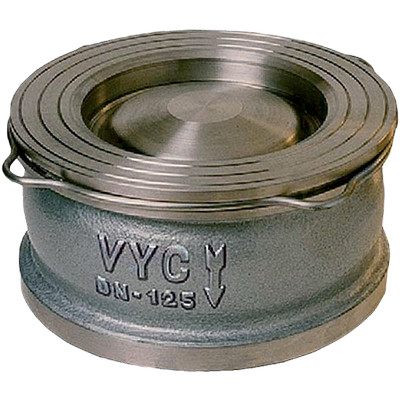 Обратный клапан VYC 172-04-300 Ду300 Ру16 Tmax=300°C межфланцевый чугунный