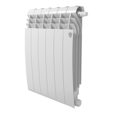 Радиаторы Royal Thermo BiLiner 500 Bianco Traffico VDR биметаллические, белые нижнее правое подключение