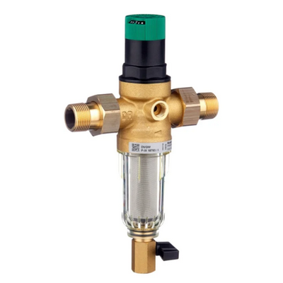 Фильтр промывной Honeywell-Braukmann 1/2" для холодной воды с регулятором давления FK06-1/2"AA