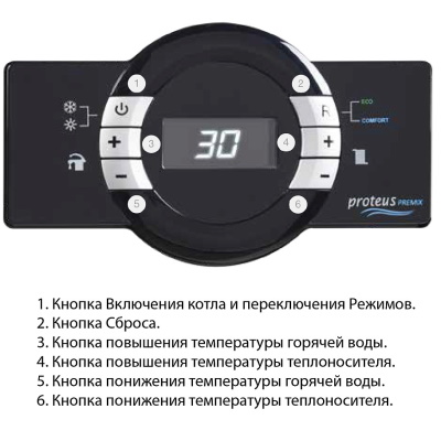 Котёл газовый конденсационный E.C.A. Proteus Premix 35 HST NG 8216461010