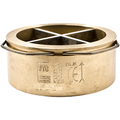 Обратный клапан VYC 170-01-020 Ду20 Ру16 Tmax=250°C межфланцевый бронзовый