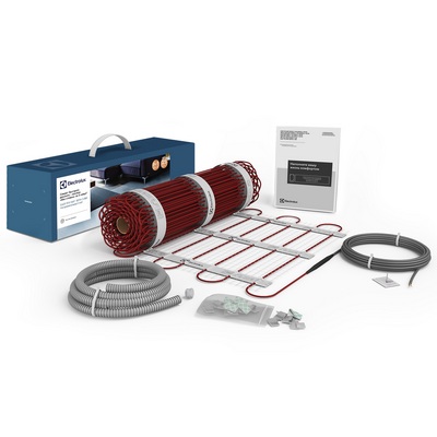 Мат нагревательный EASY FIX MAT EEFM 2-180-2 (самоклеящийся) с терморегулятором Electrolux, НС-1432019