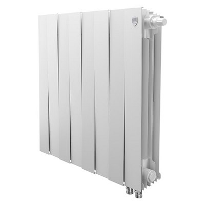 Радиаторы Royal Thermo PianoForte 500 Bianco Traffico VDR биметаллические, белые нижнее правое подключение