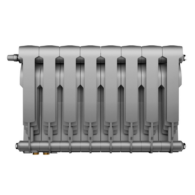Радиаторы Royal Thermo BiLiner 350 Silver Satin VDR биметаллический, серебристый нижнее правое подключение