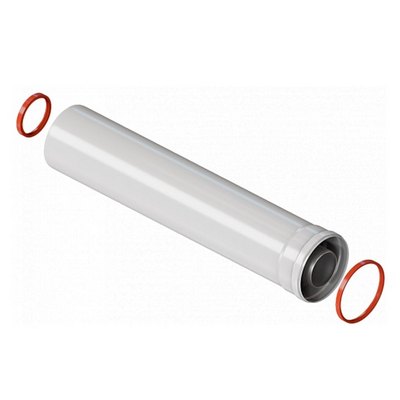 Удлинение дымохода коаксиальное Ø60/100L, L=500 мм Royal Thermo RTF05.030
