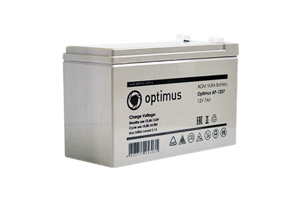 Аккумулятор ZONT Optimus (7A/h) GS-7-12 свинцово-кислотный ML8505