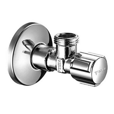 Кран-вентиль для с/т приборов латунный угловой НАР-НАР резьба, хром Schell Comfort