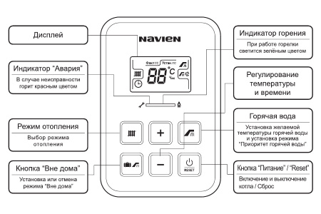 Котёл электрический настенный Navien EQB 8HW PEQB0008LH001