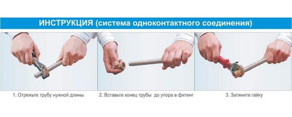 Труба гофрированная из нержавеющей стали Lavita неотожжённая (цена за 1м)