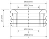 Манжета 50х32 мм для канализации McAlpine FLEXCONN-5032
