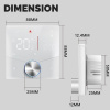Термостат Beca BHT-009 GCL WiFi "3 А"