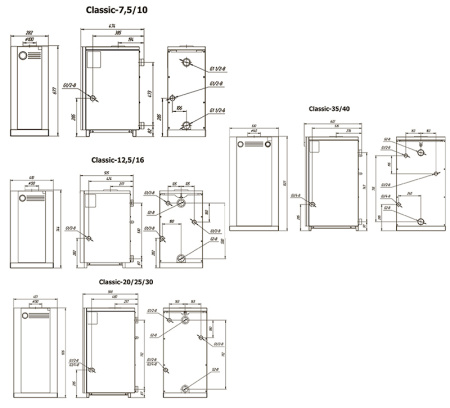 Котёл газовый Лемакс Classic-20W 145350