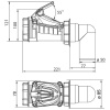 Клапан обратный канализационный Karmat Ø50 ZB50-CS
